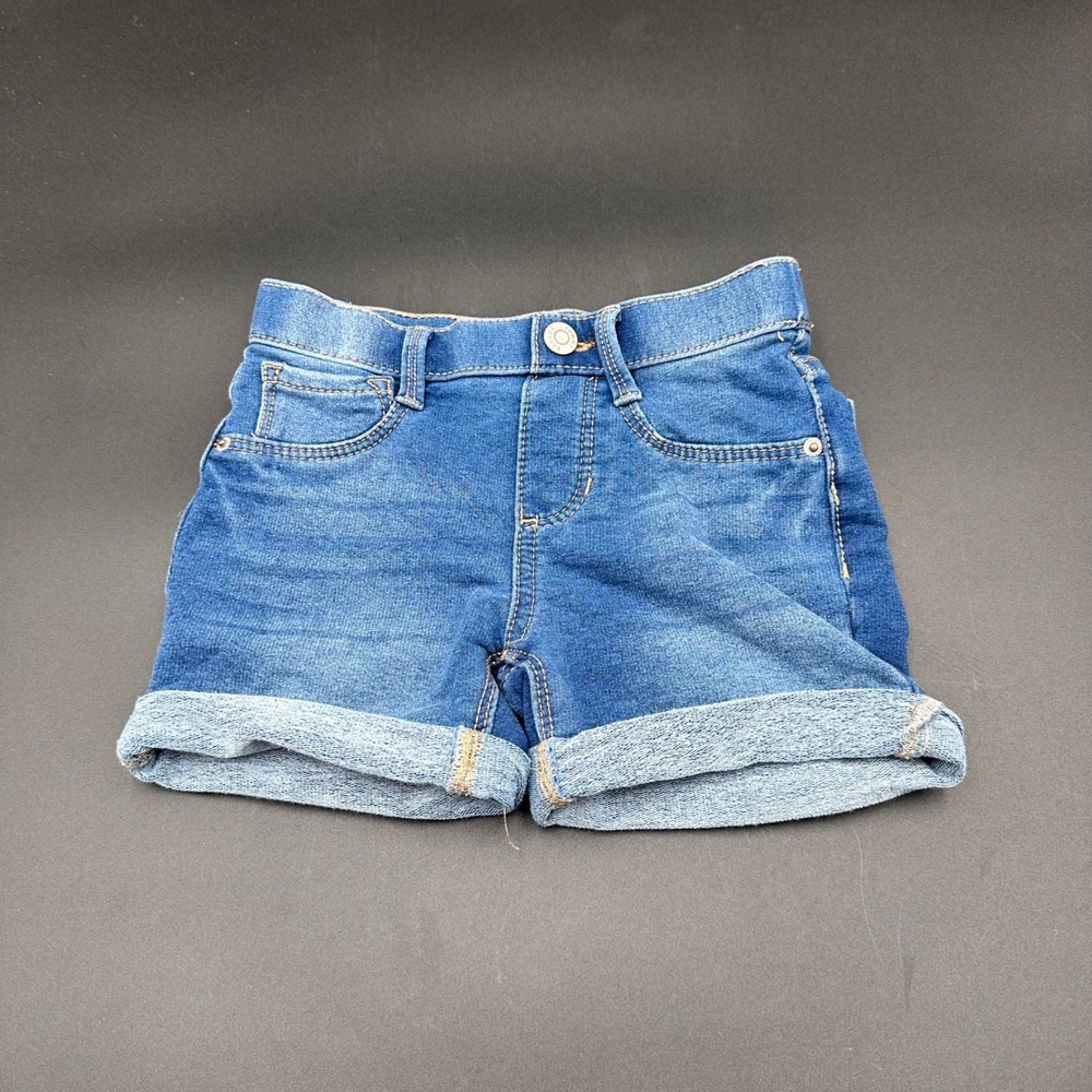 Tommy‎ Bahama Girl's Denim Shorts Blue Cuffed Hem Size 6